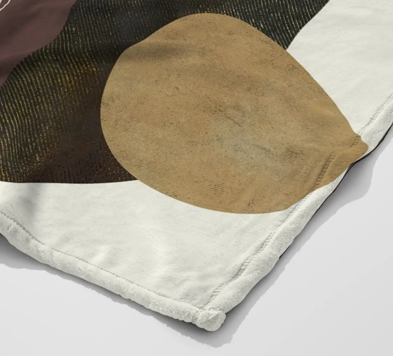 abstract boho x coperta in pile da vintageshop