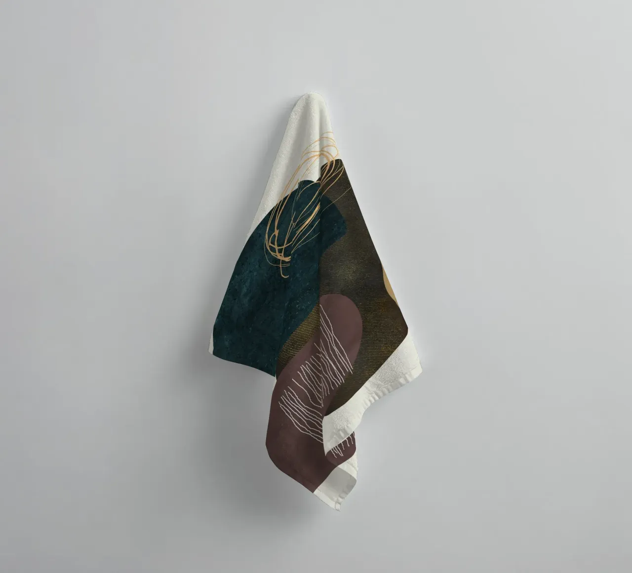 abstract boho x towel by vintageshop