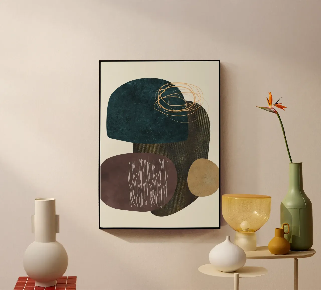 abstract boho x plexiglass da vintageshop