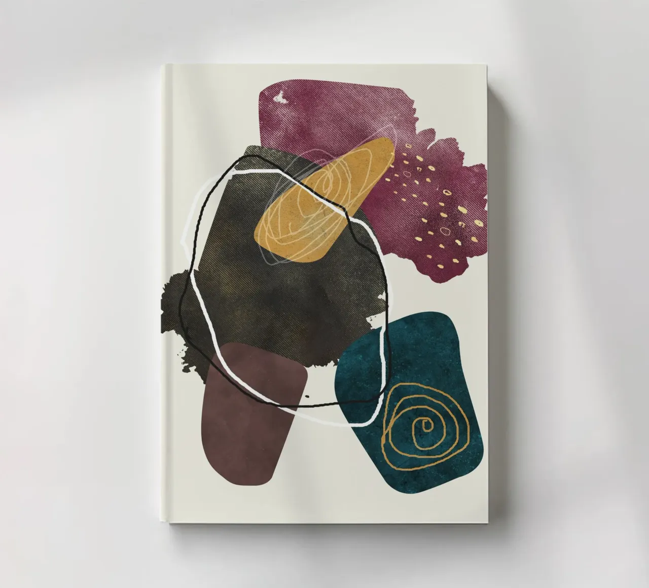 abstract boho xl notebook by vintageshop