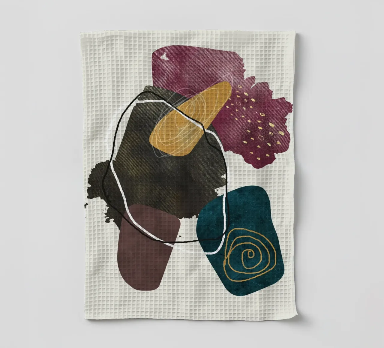 abstract boho xl canovaccio da cucina da vintageshop