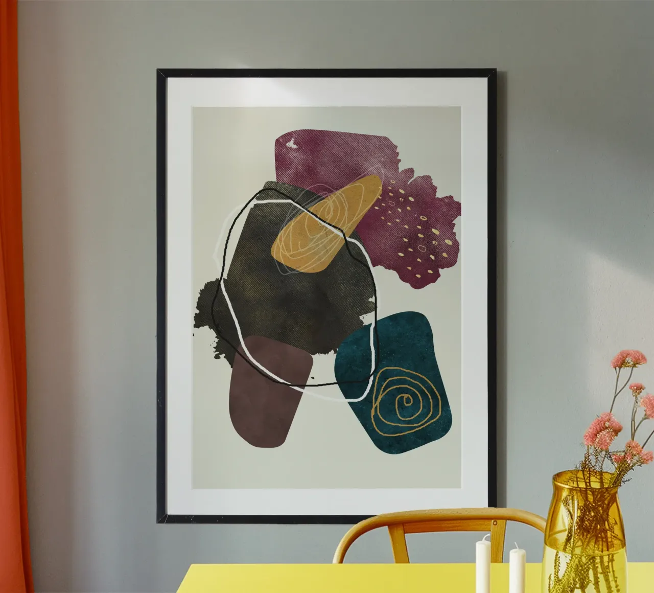 abstract boho xl carta hahnemühle da vintageshop