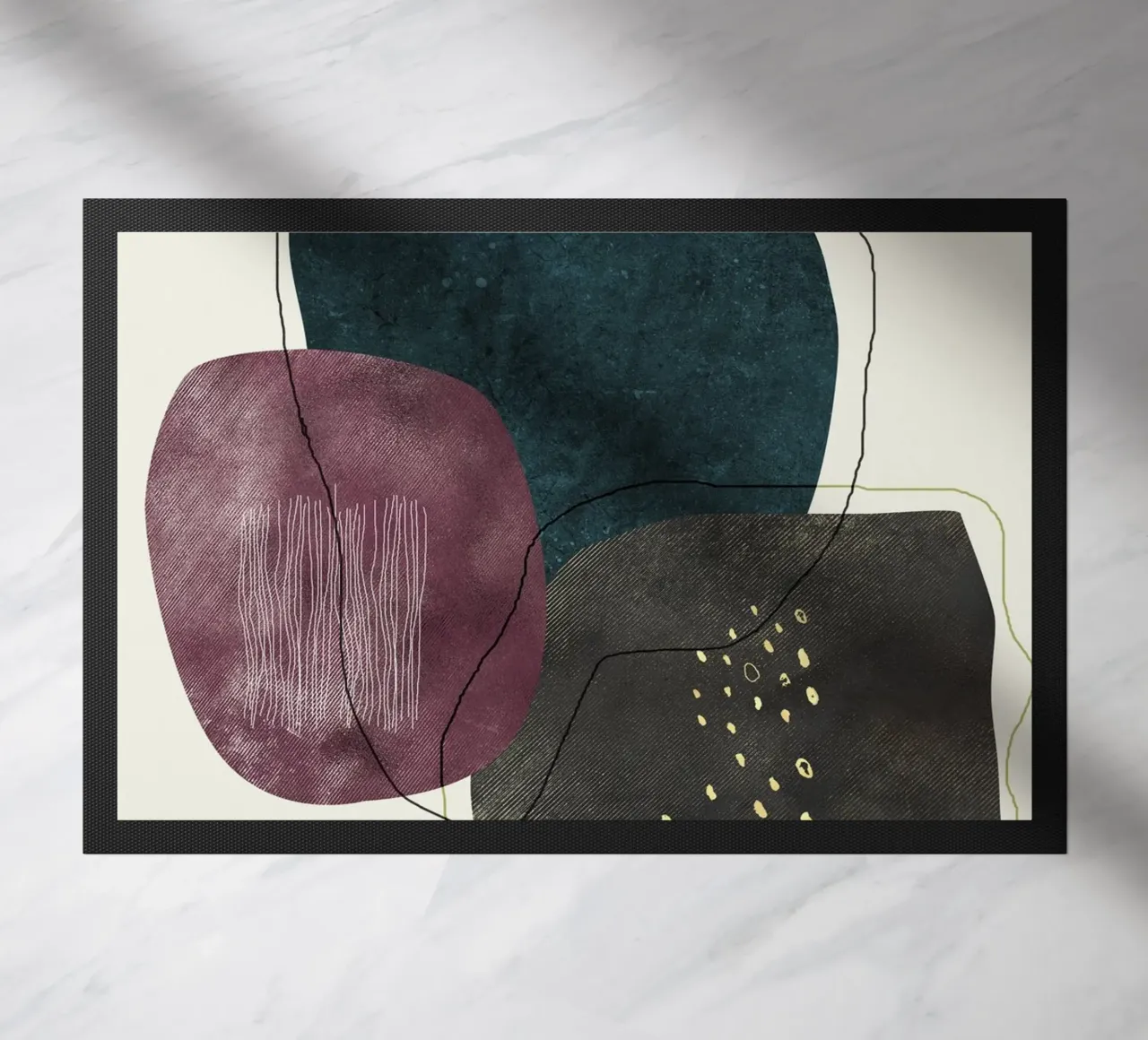 abstract boho art zerbino da vintageshop