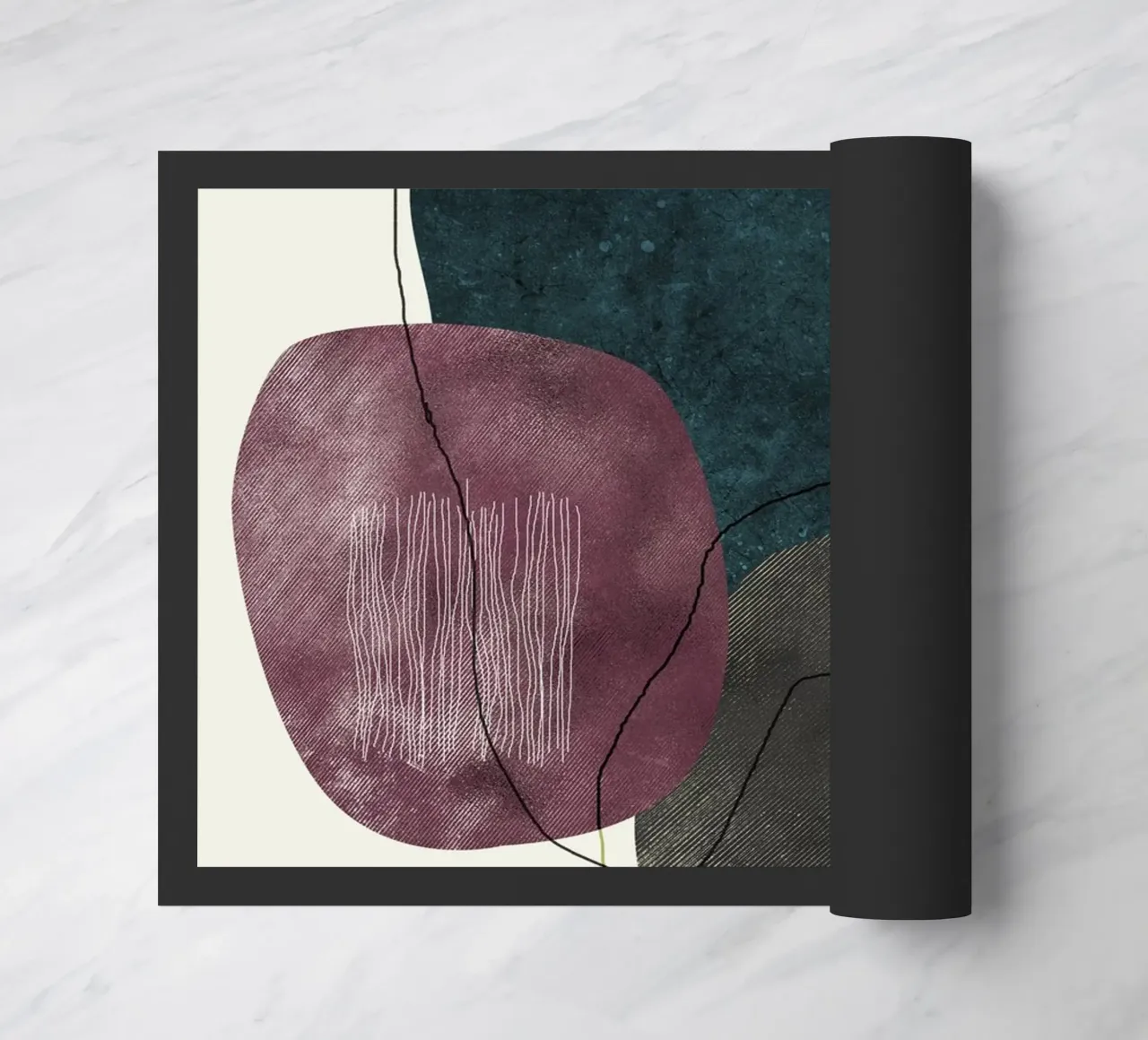 abstract boho art zerbino da vintageshop