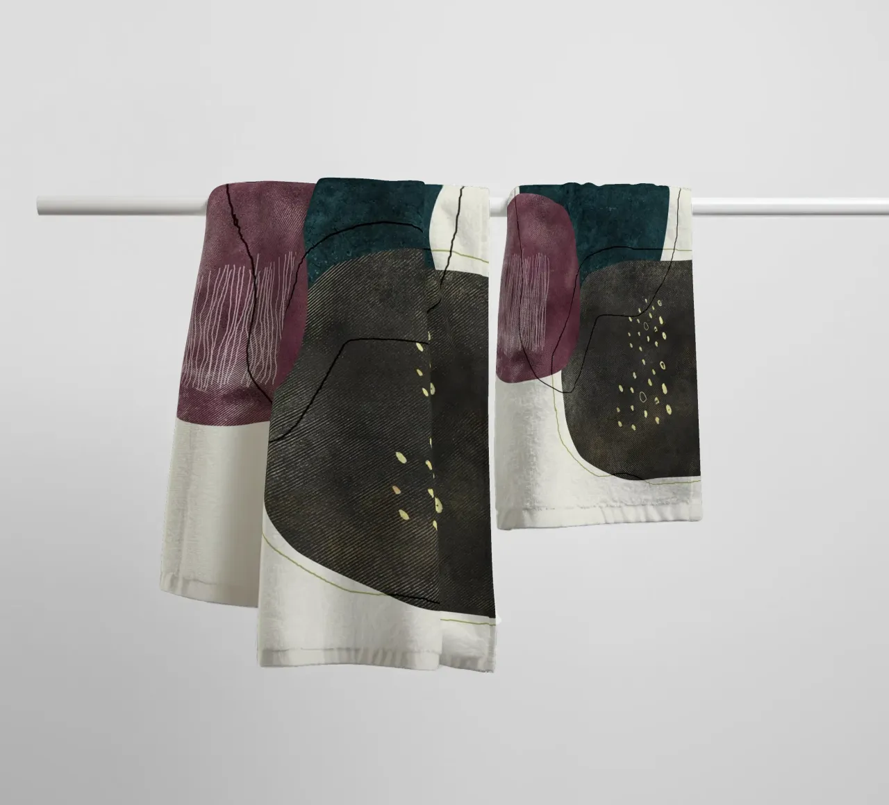 abstract boho art asciugamano da bagno da vintageshop