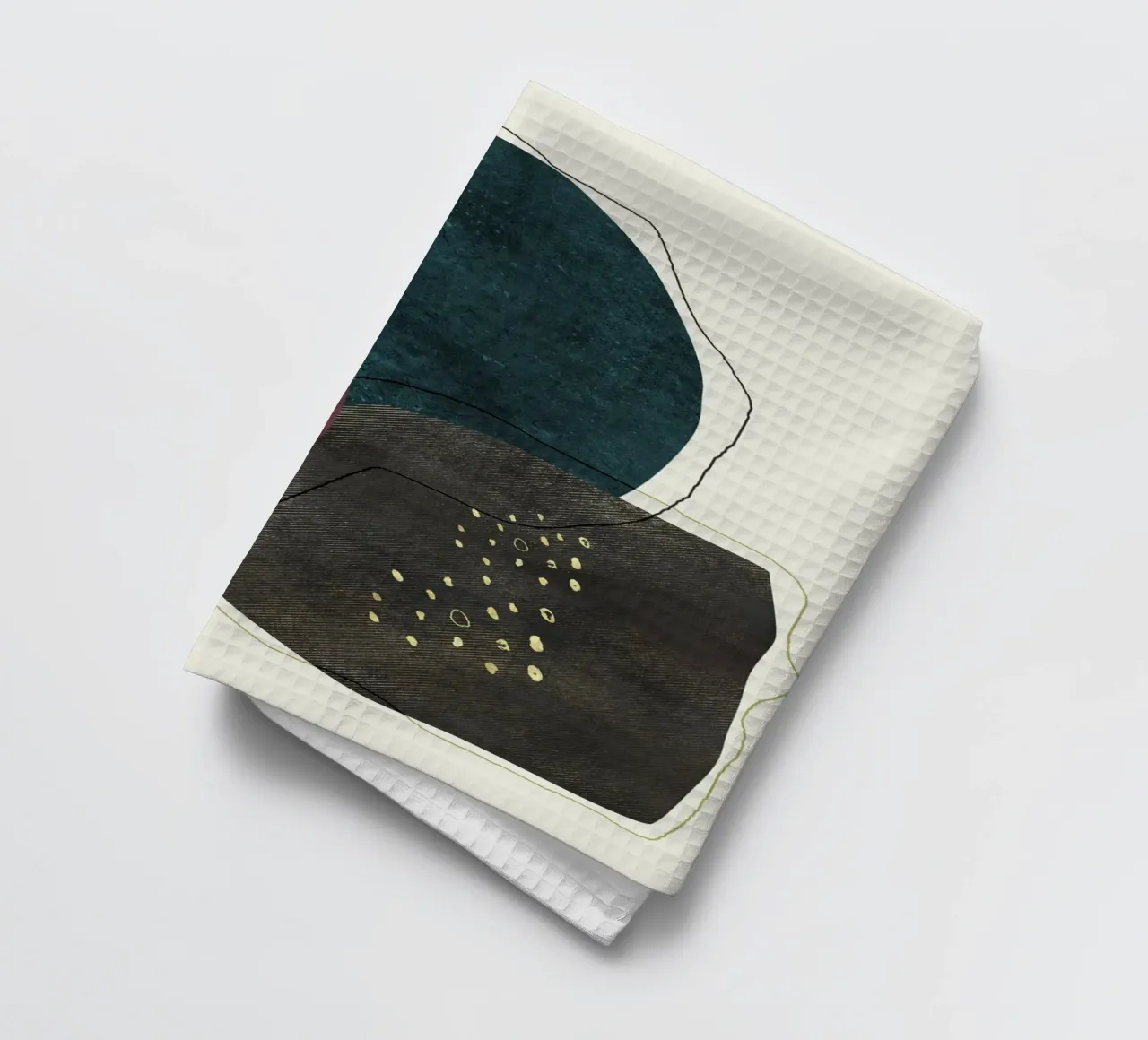 abstract boho art canovaccio da cucina da vintageshop