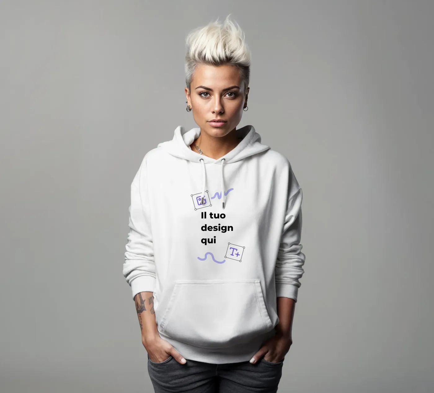 Il tuo design qui Hoodie von JUNIQE