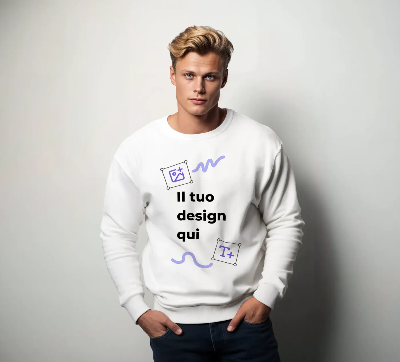 Il tuo design qui felpa da JUNIQE
