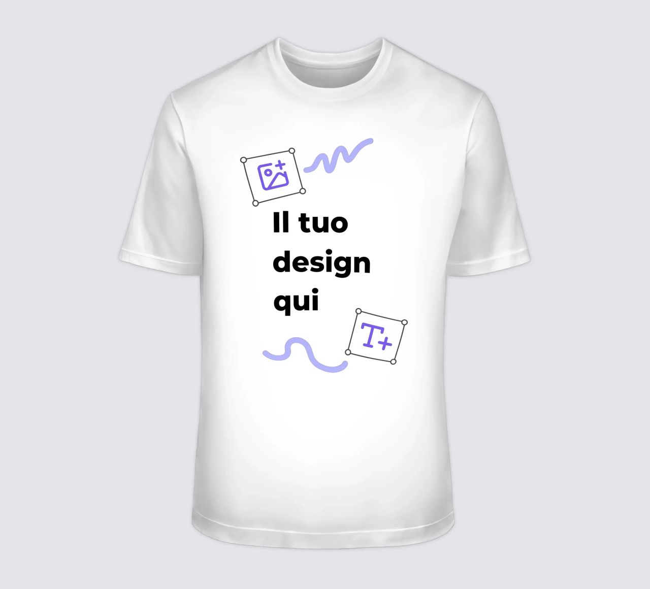 Il tuo design qui t-shirt da JUNIQE