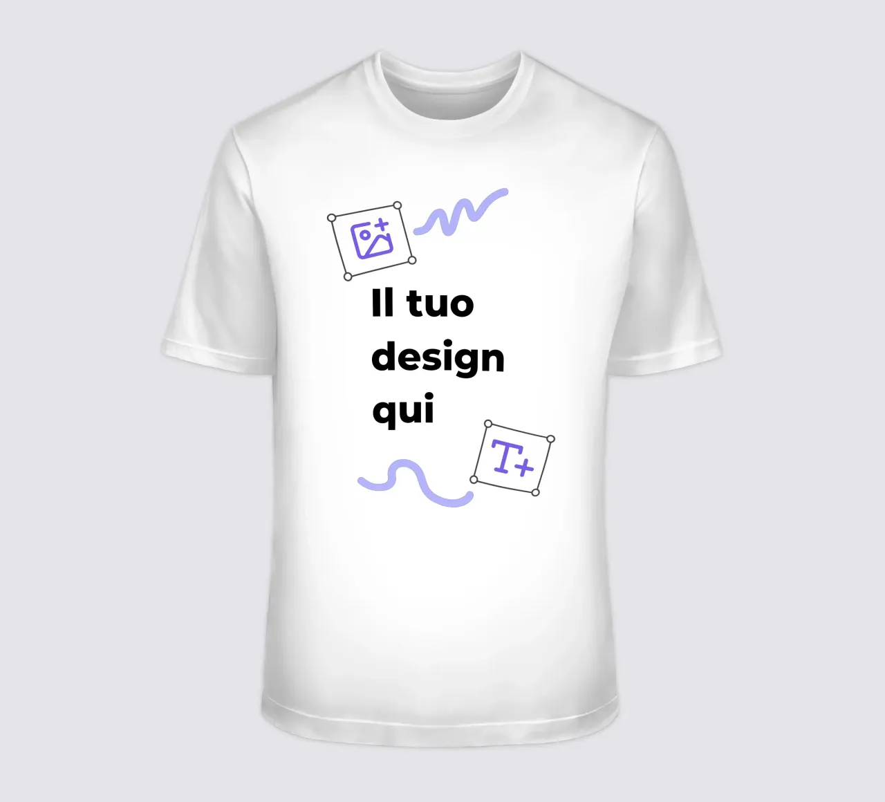 Il tuo design qui t-shirt da JUNIQE