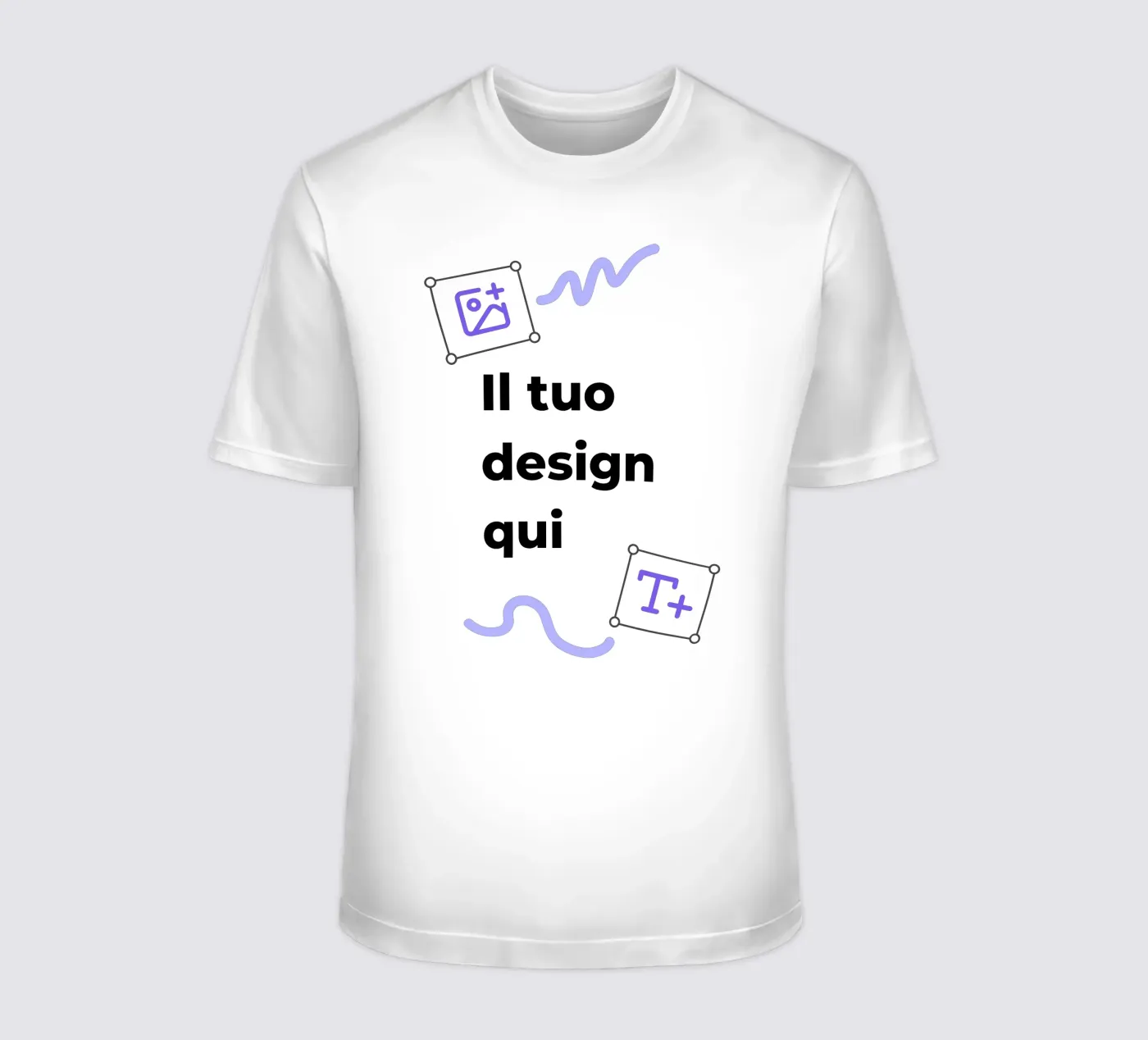 Il tuo design qui t-shirt da JUNIQE