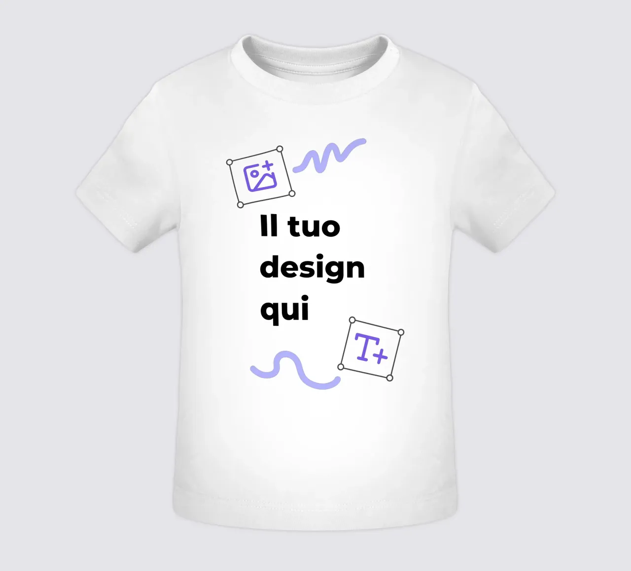 Il tuo design qui maglietta neonato da JUNIQE