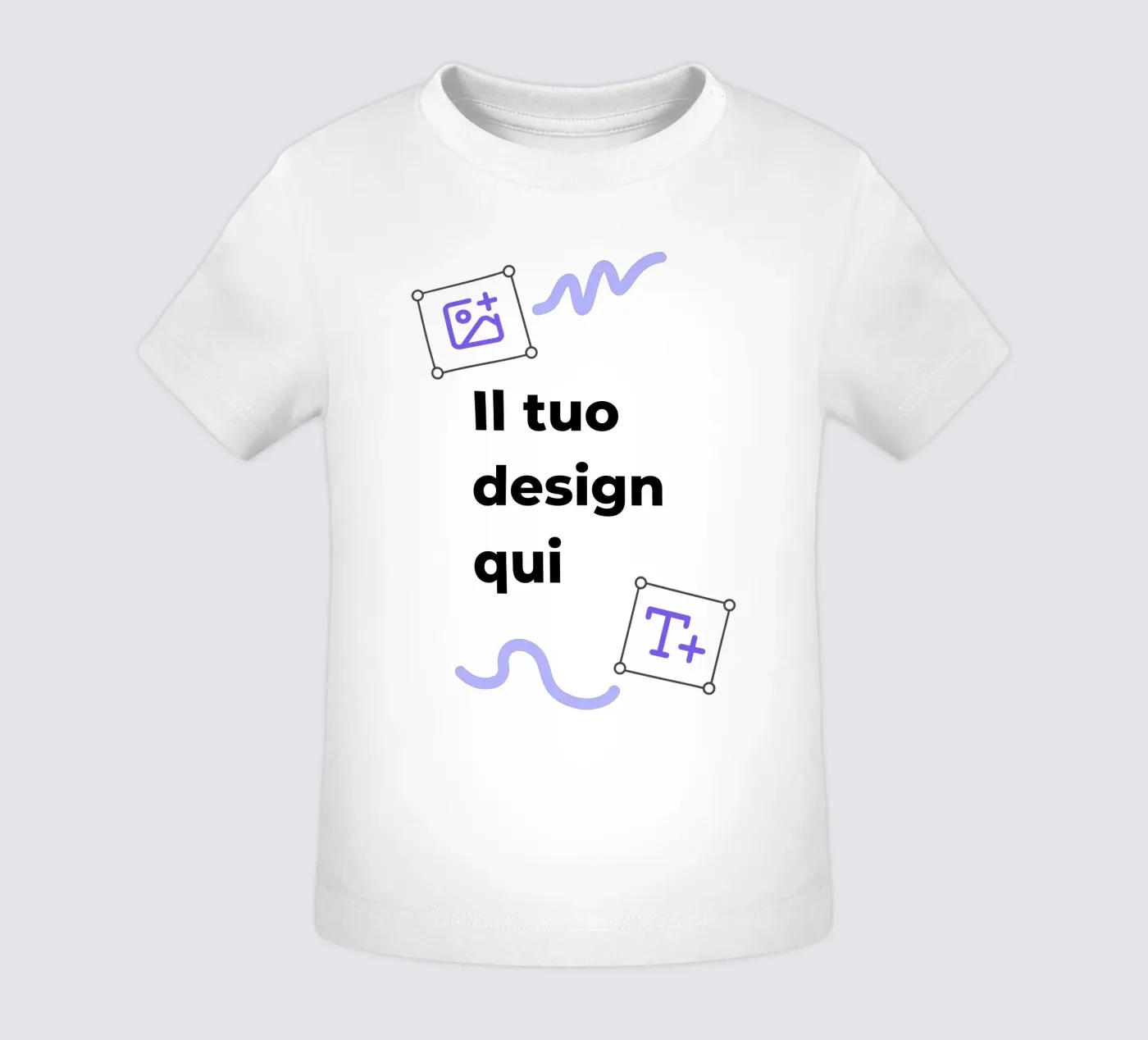 Il tuo design qui maglietta neonato da JUNIQE