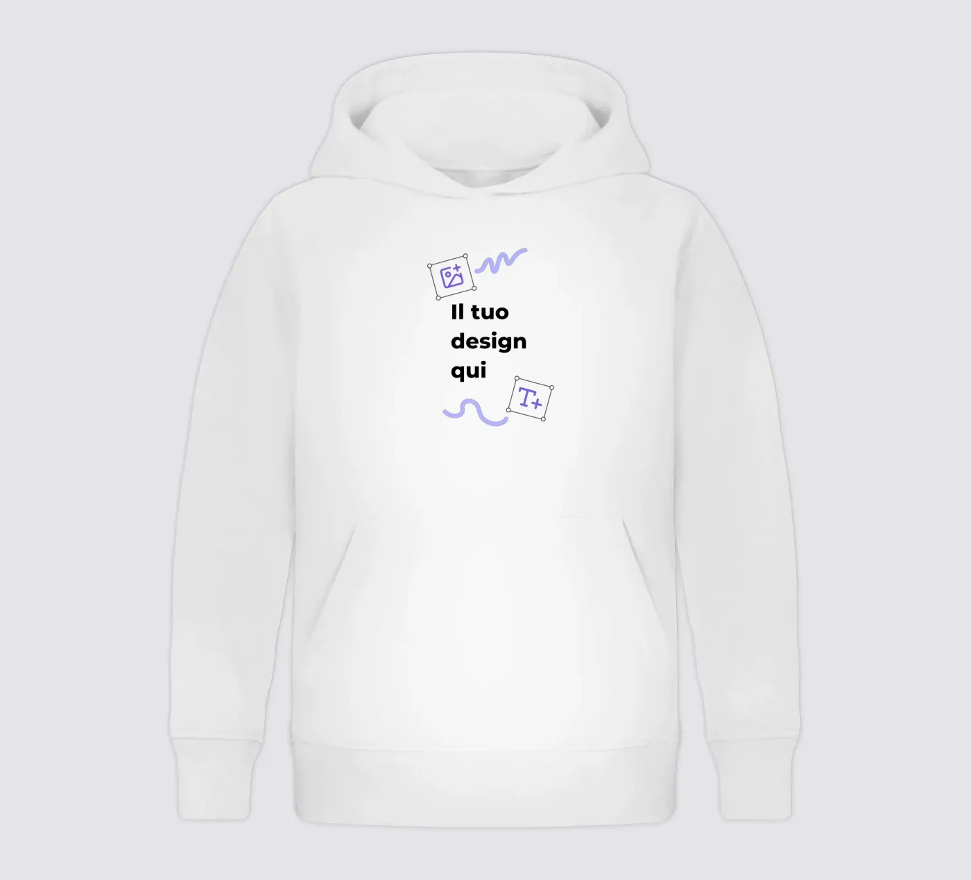 Il tuo design qui Kinder Hoodie von JUNIQE