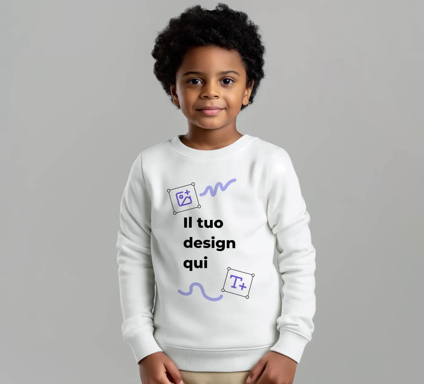 Il tuo design qui felpa bambino da JUNIQE