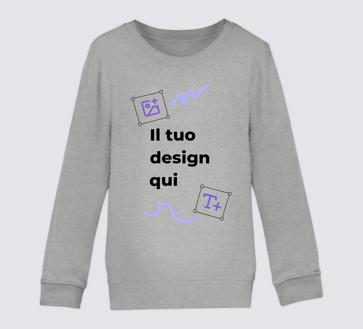 Il tuo design qui Kinder Sweatshirt von JUNIQE