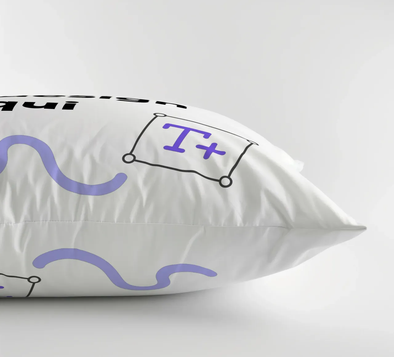 Il tuo design qui cuscino da JUNIQE