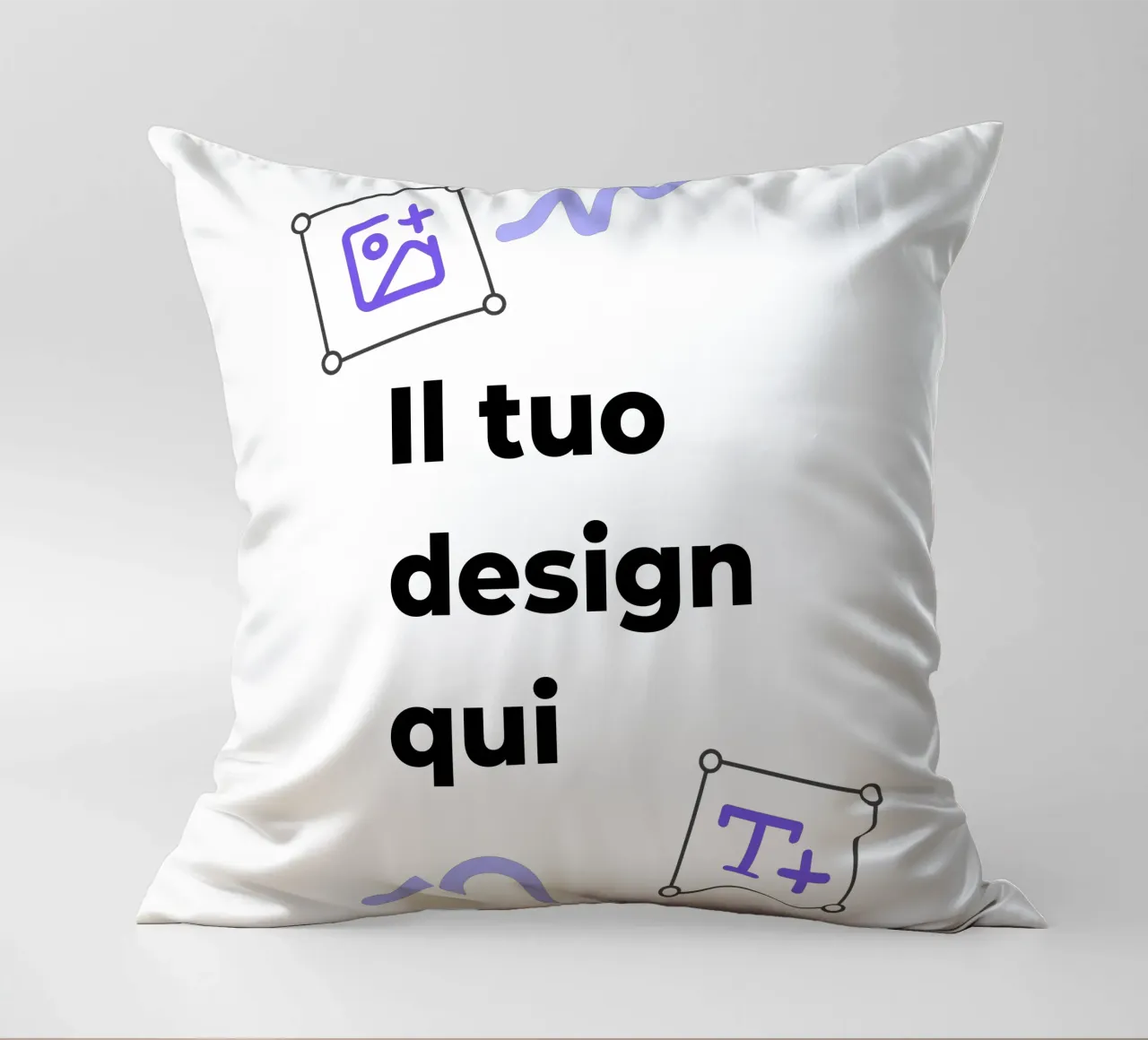 Il tuo design qui cuscino da JUNIQE