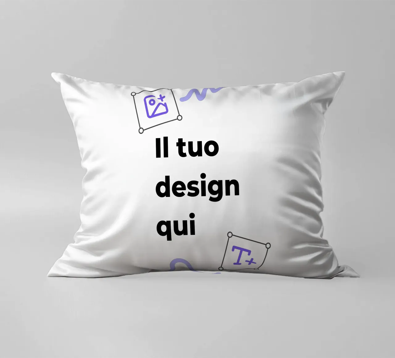 Il tuo design qui cuscino da JUNIQE