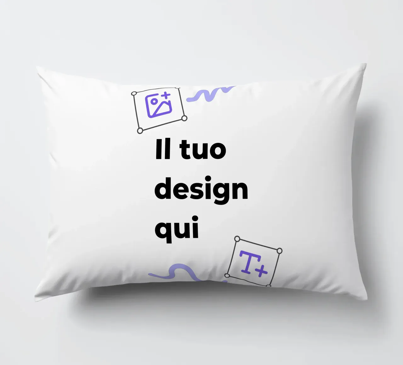 Il tuo design qui cuscino da JUNIQE