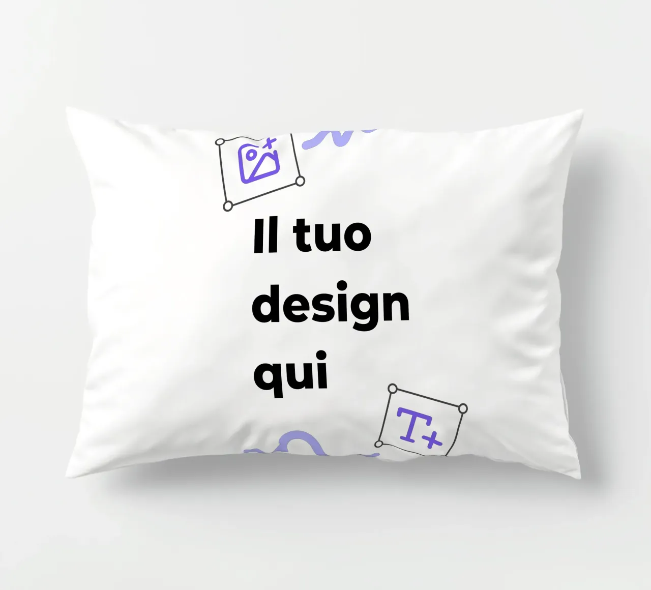Il tuo design qui cuscino da JUNIQE