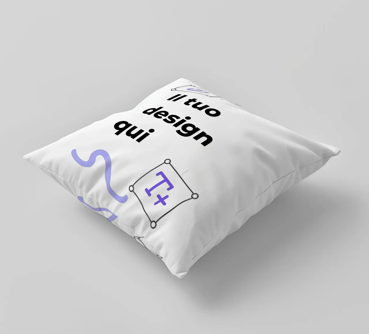 Il tuo design qui cuscino da JUNIQE