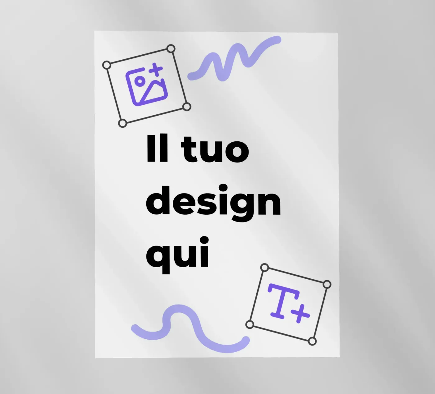 Il tuo design qui pellicola backlit da JUNIQE