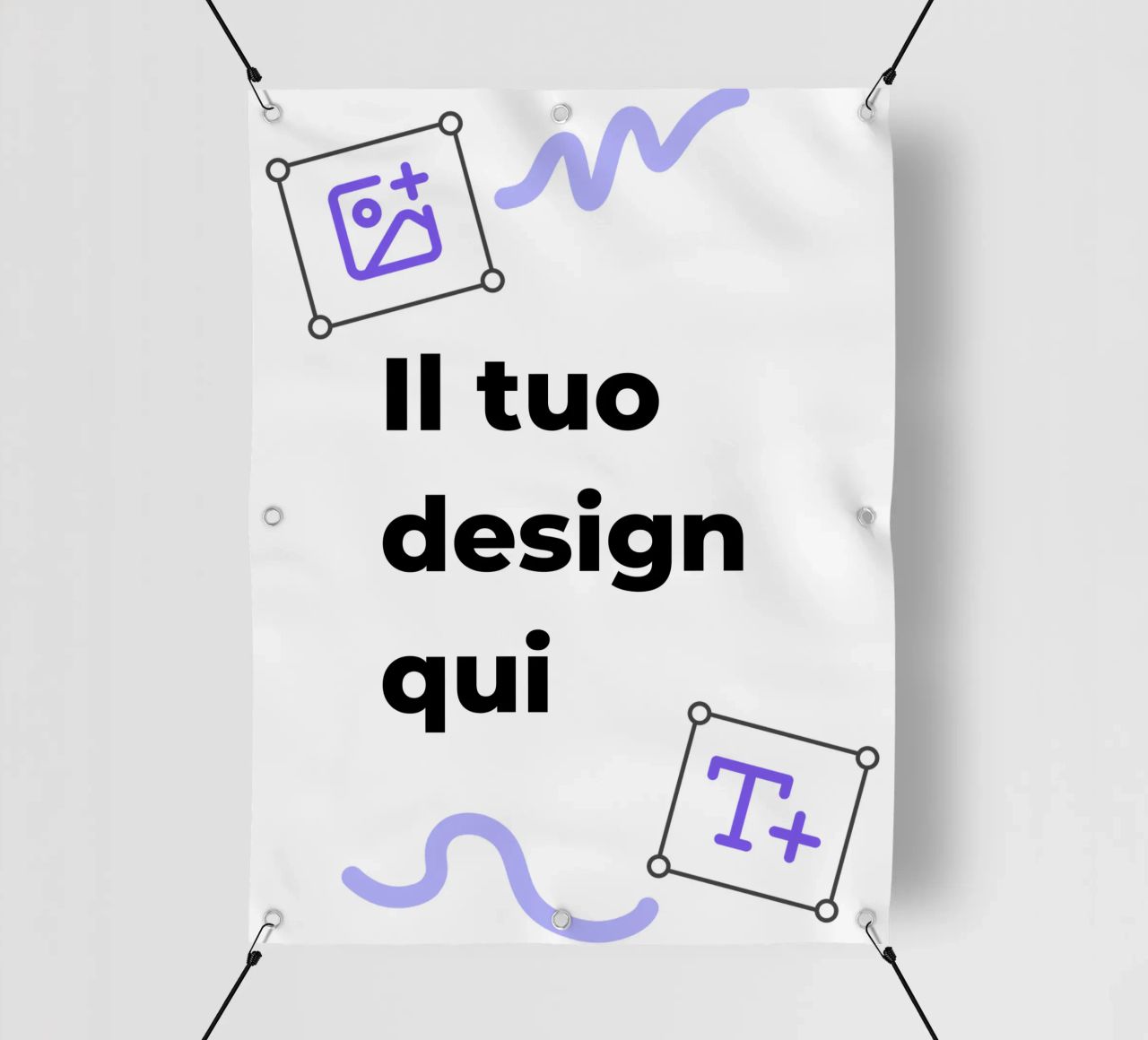 Il tuo design qui telo in pvc da JUNIQE