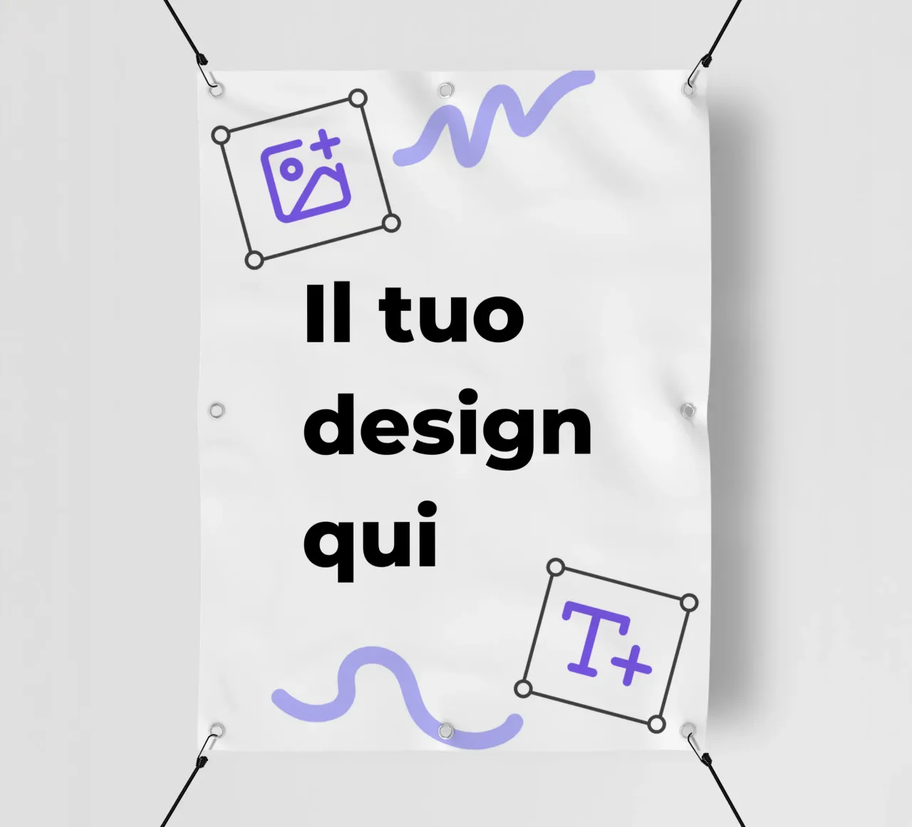 Il tuo design qui telo in pvc da JUNIQE