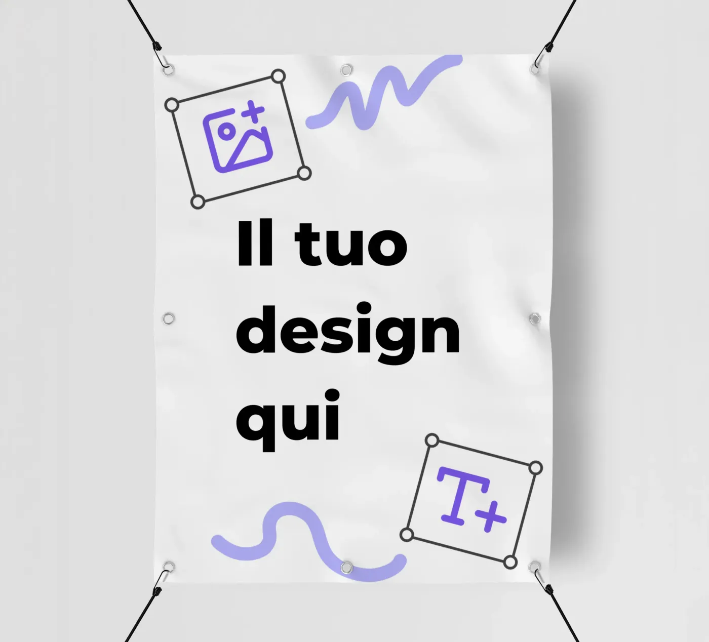 Il tuo design qui telo in pvc da JUNIQE