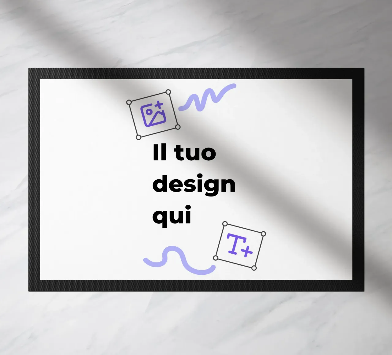 Il tuo design qui zerbino da JUNIQE
