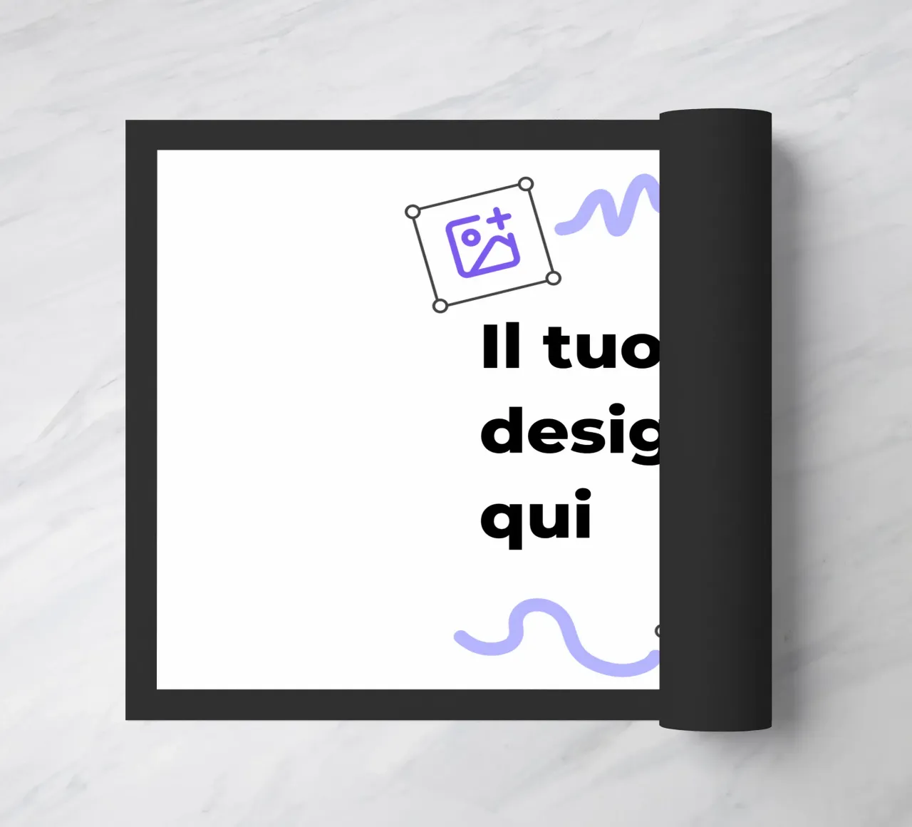 Il tuo design qui zerbino da JUNIQE
