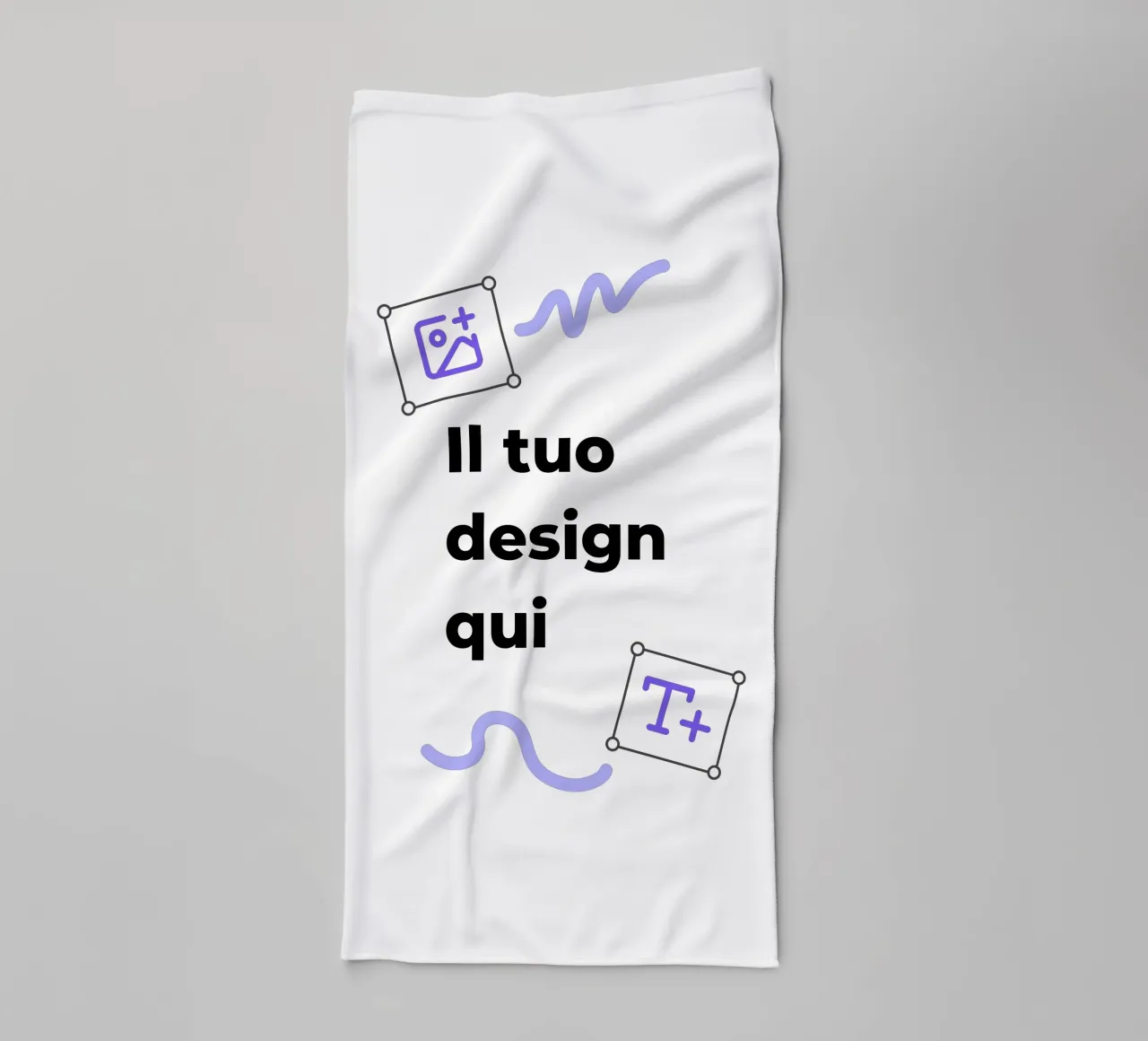 Il tuo design qui asciugamano da bagno da JUNIQE