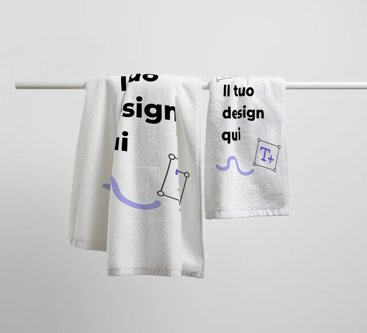Il tuo design qui asciugamano da bagno da JUNIQE