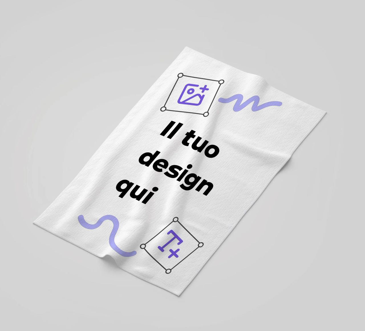 Il tuo design qui telo mare da JUNIQE