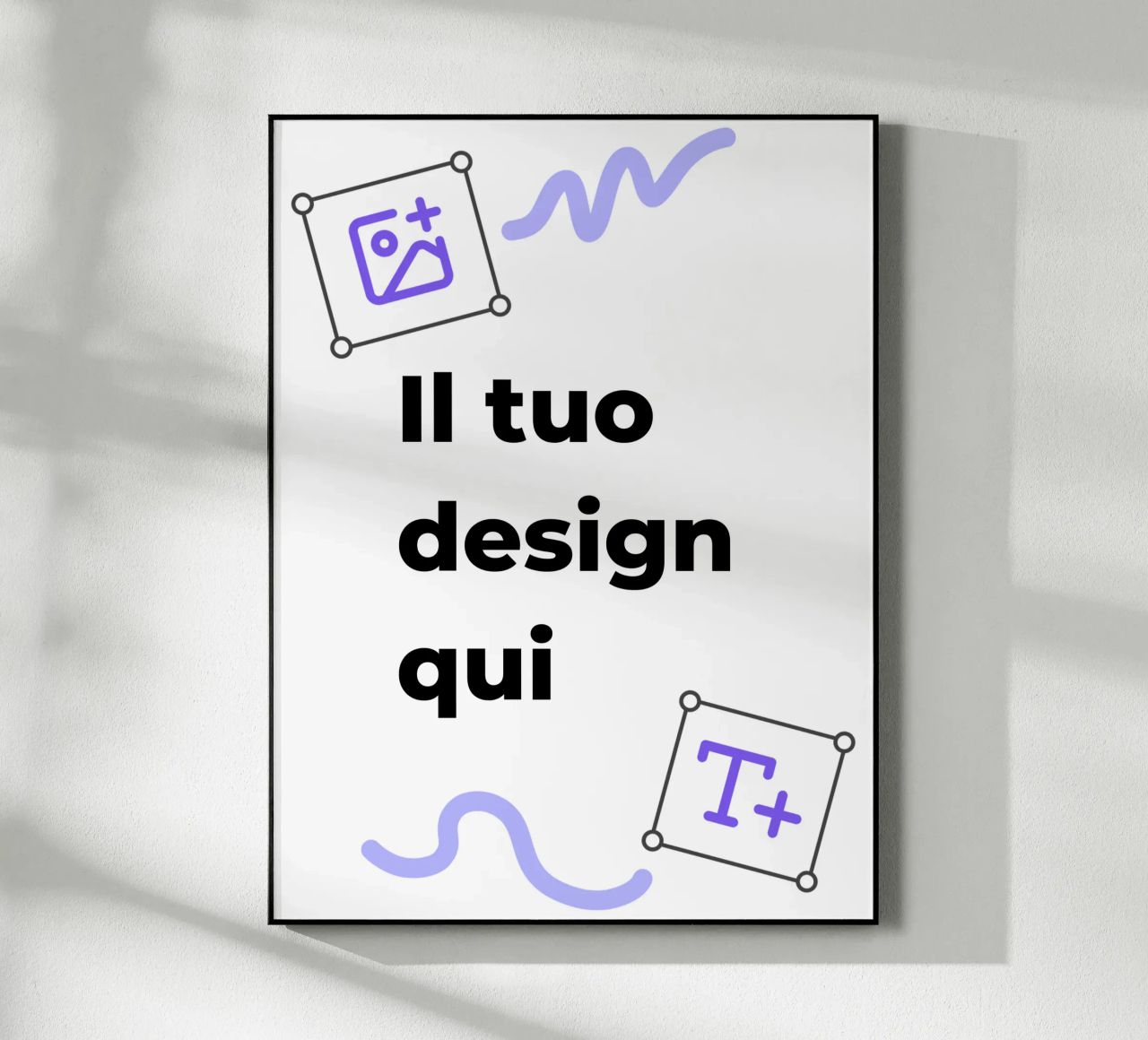 Il tuo design qui plexiglass da JUNIQE