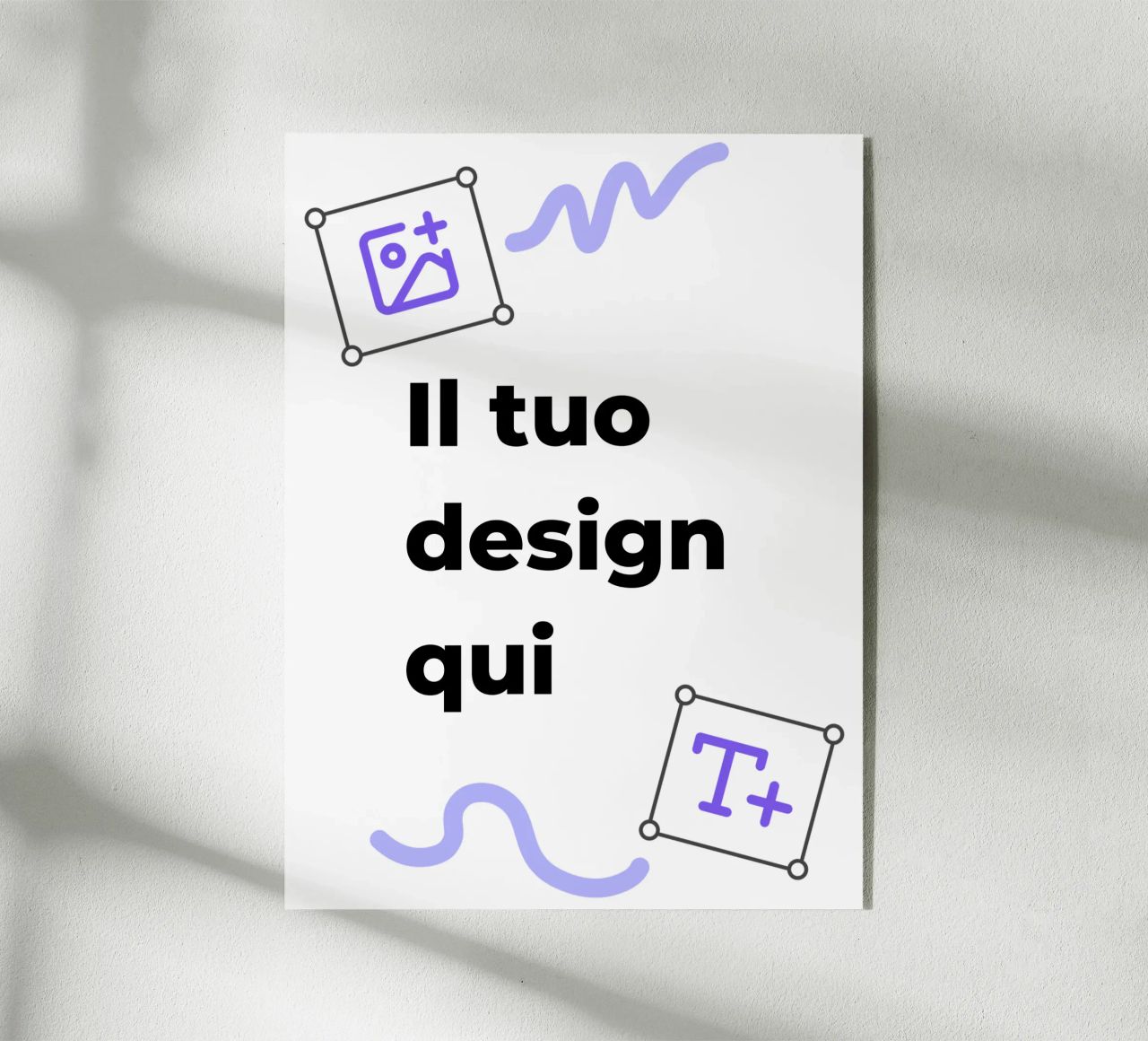Il tuo design qui plexiglass da JUNIQE