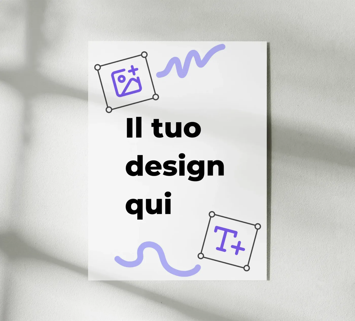 Il tuo design qui plexiglass da JUNIQE