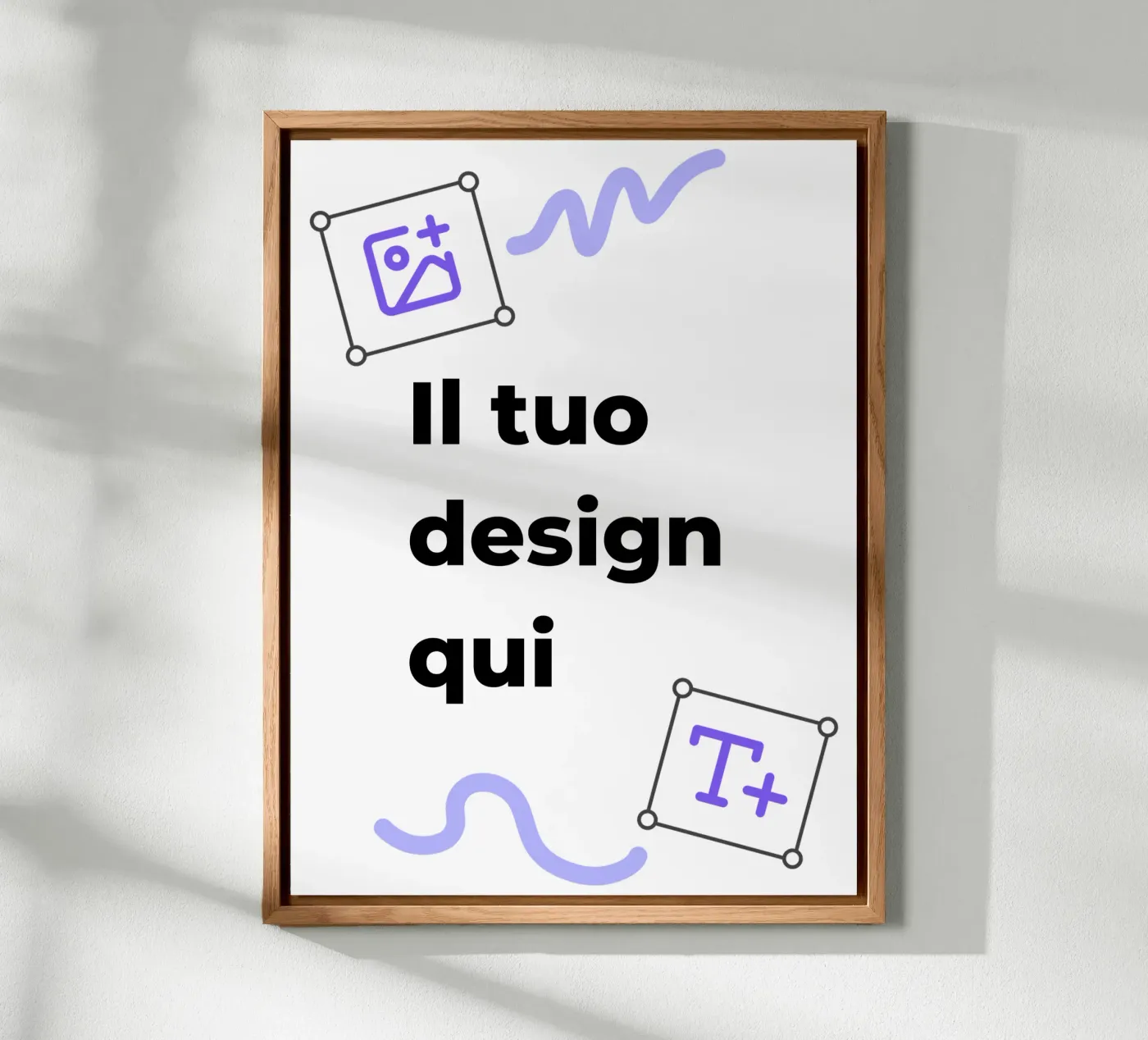 Il tuo design qui alluminio dibond da JUNIQE