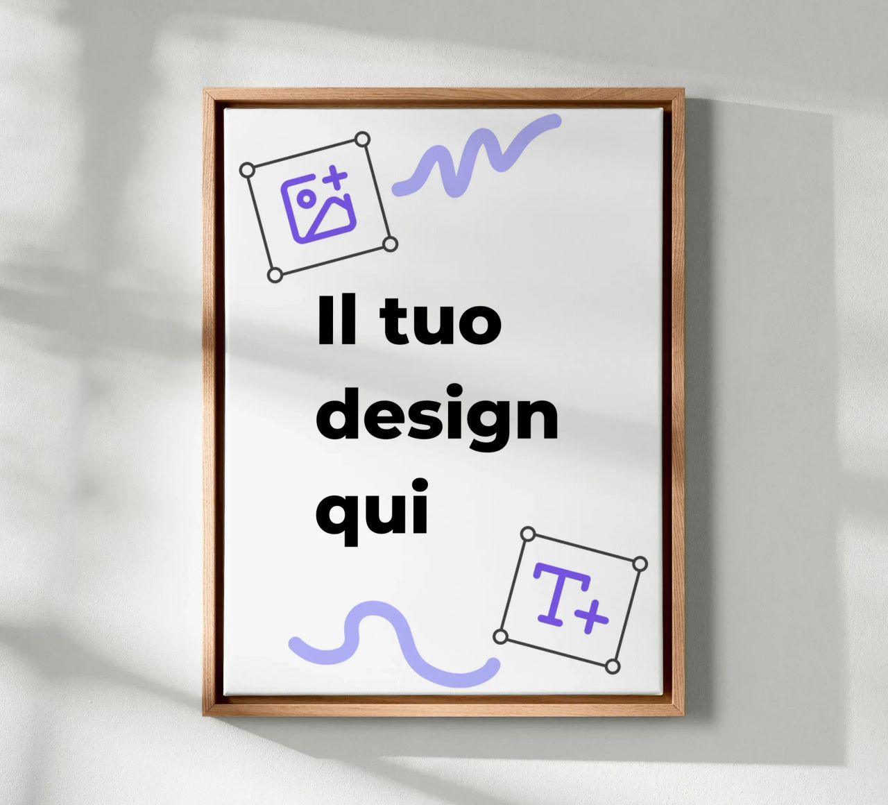 Il tuo design qui tela da JUNIQE