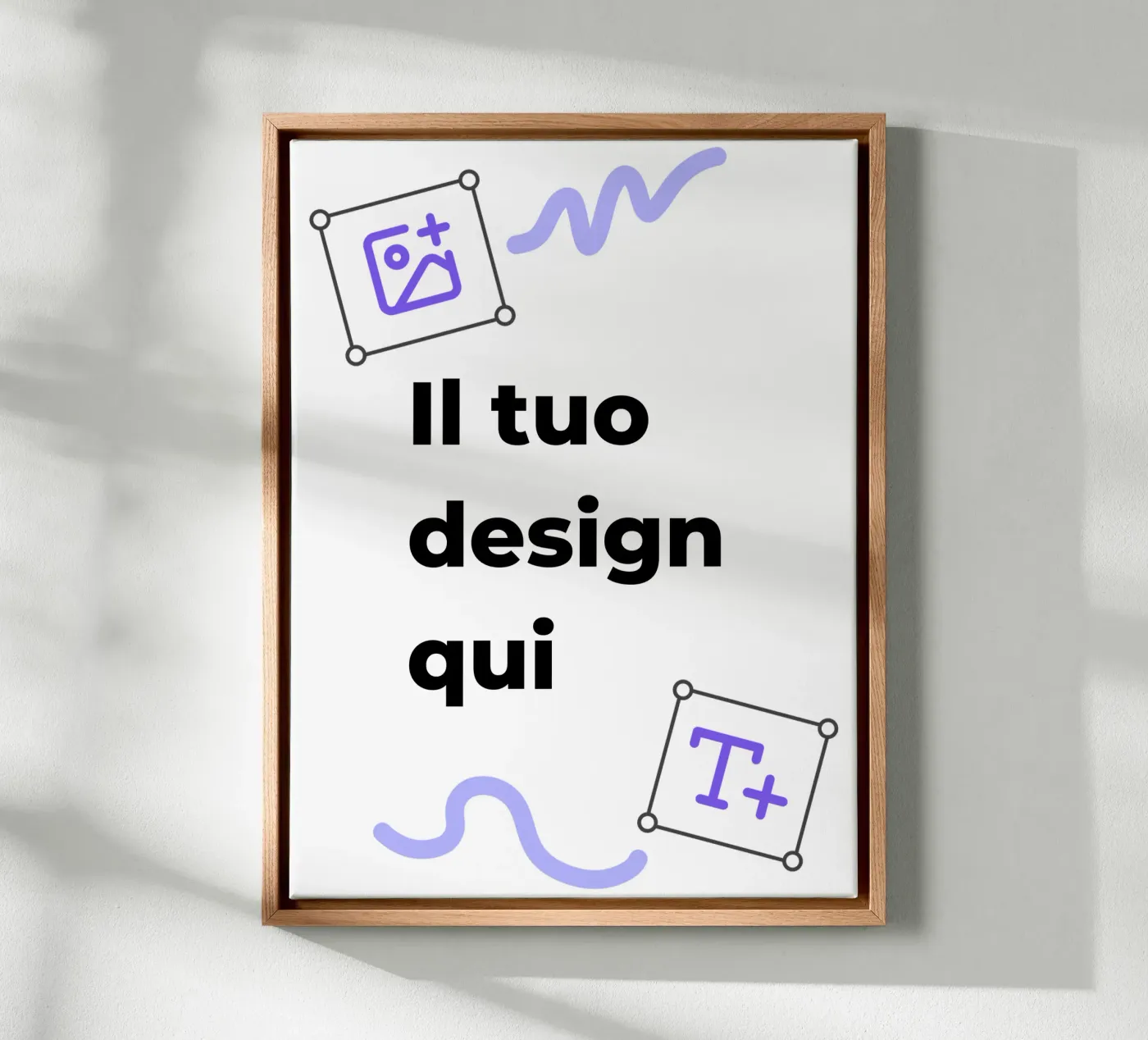 Il tuo design qui toile de JUNIQE