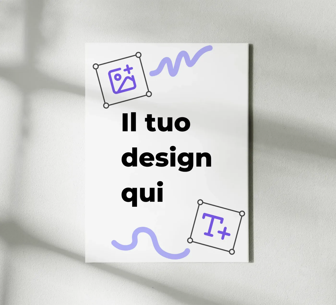 Il tuo design qui toile de JUNIQE