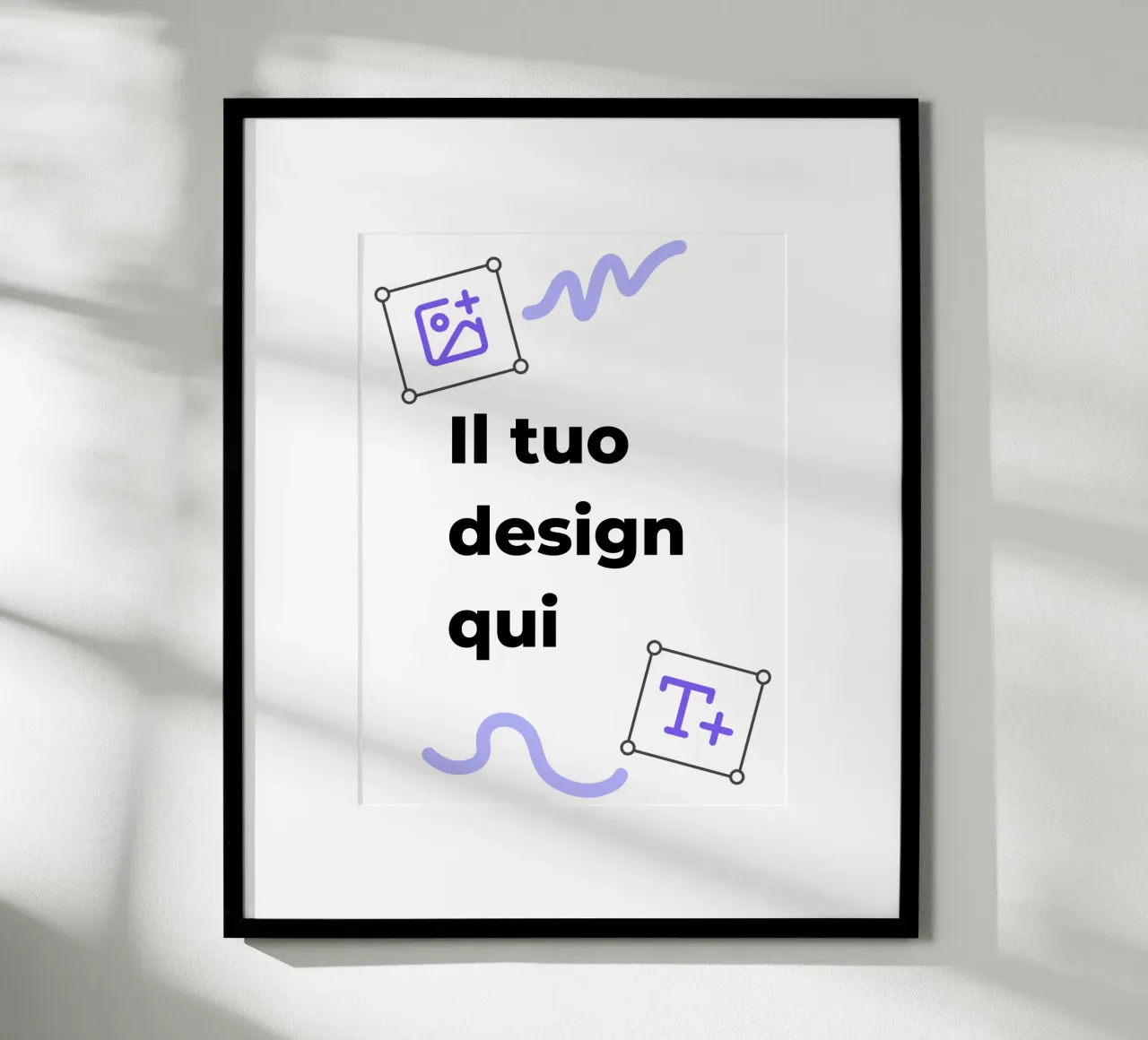 Il tuo design qui poster by JUNIQE