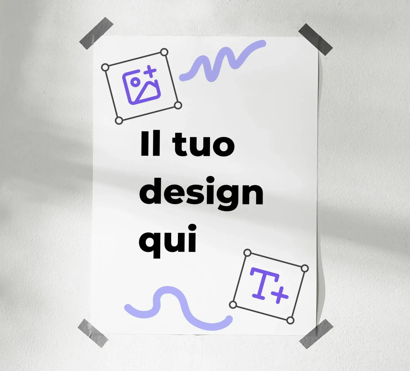 Il tuo design qui poster da JUNIQE