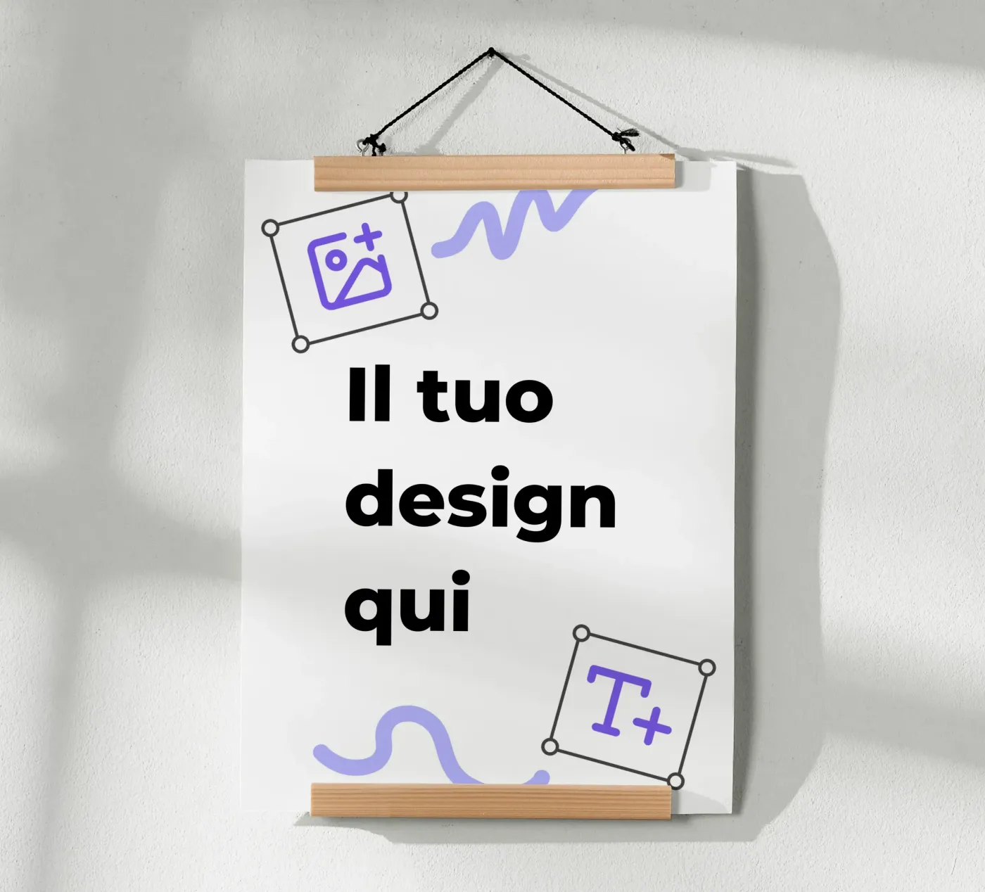 Il tuo design qui poster da JUNIQE