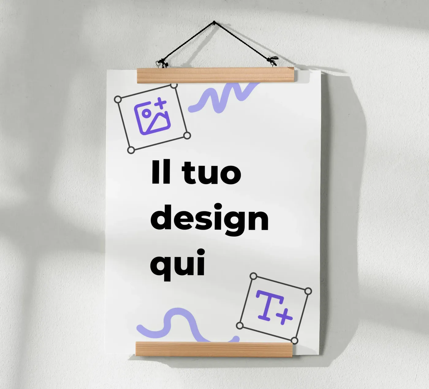 Il tuo design qui poster da JUNIQE