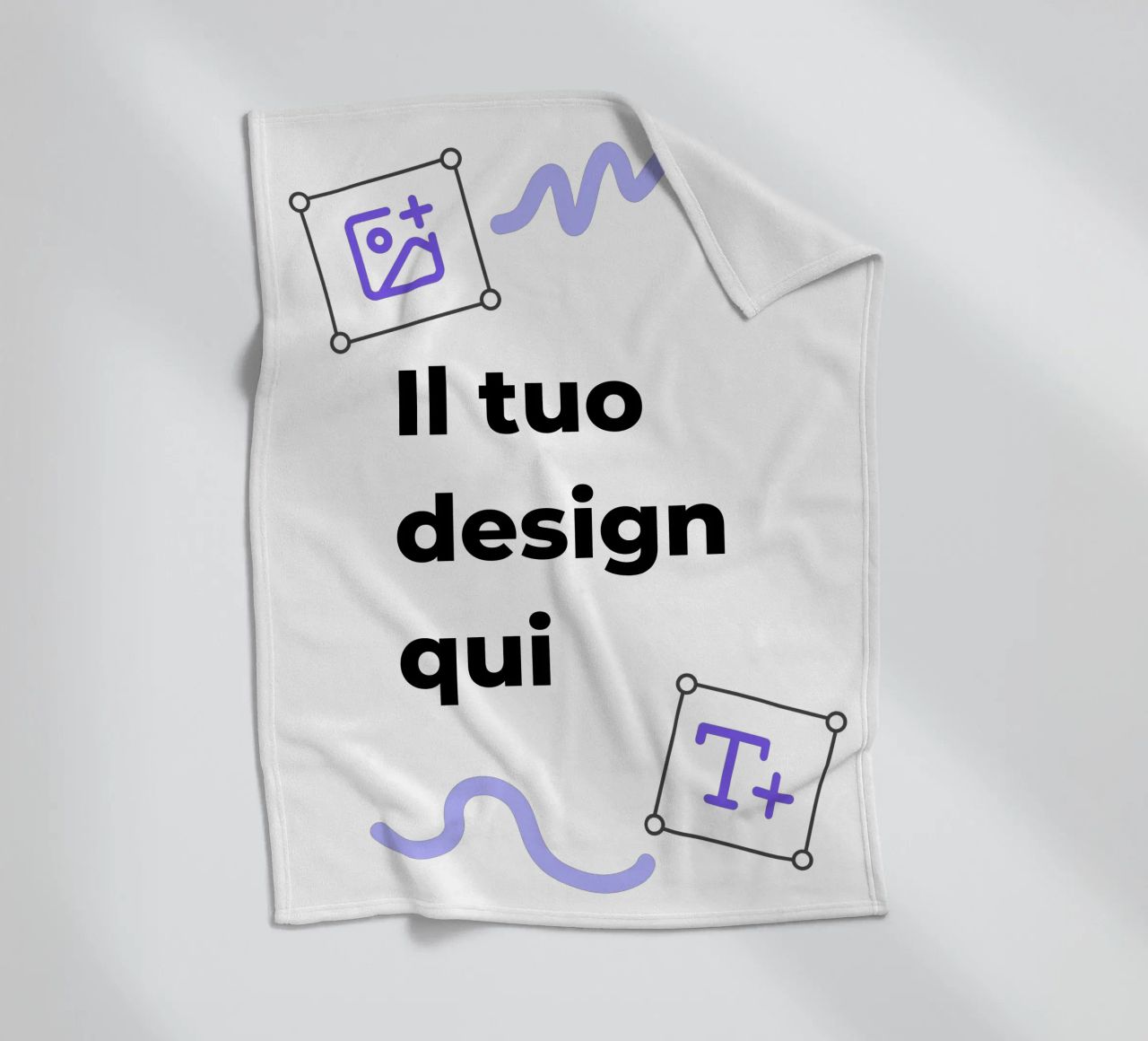 Il tuo design qui coperta in pile da JUNIQE