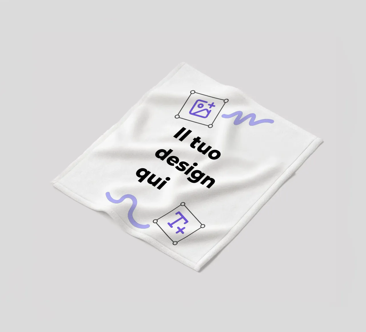 Il tuo design qui fleece blanket by JUNIQE