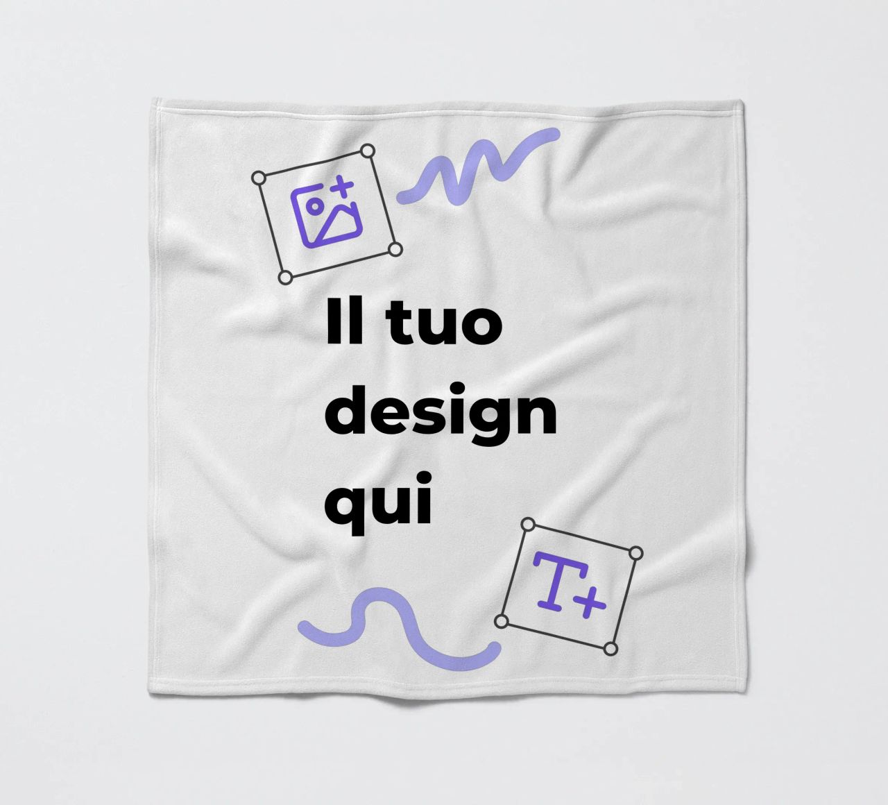 Il tuo design qui coperta in pile da JUNIQE