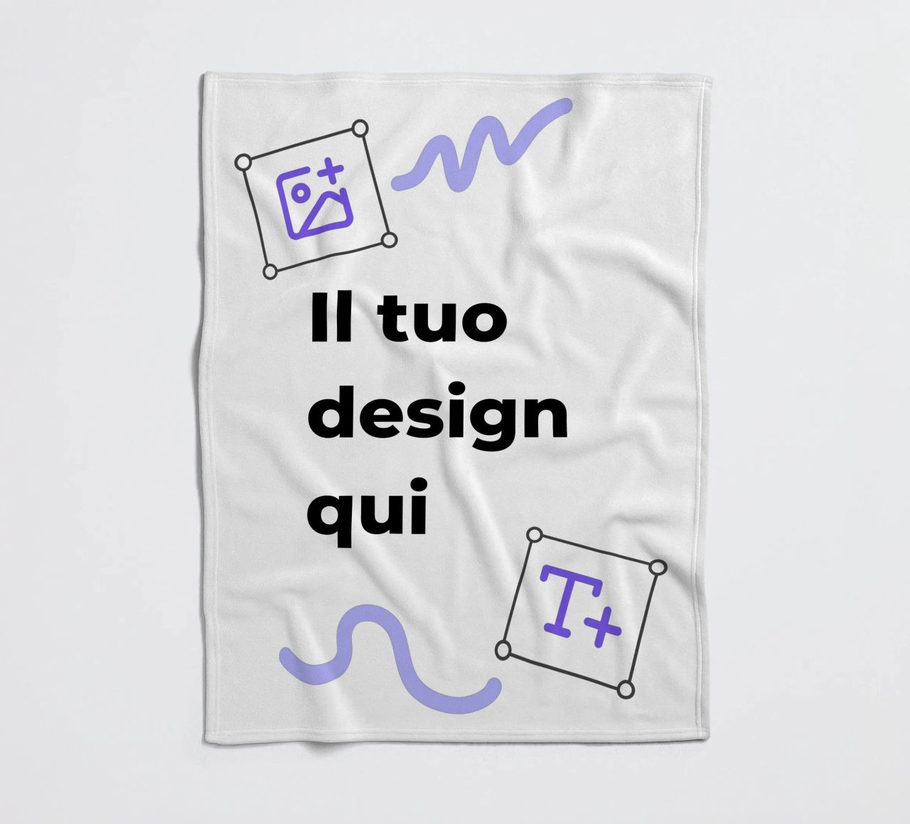 Il tuo design qui coperta in pile da JUNIQE